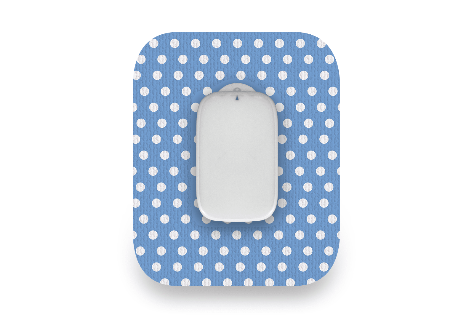 Blue Polka Dot Patch for Freestyle Libre 3 diabetes supplies and insulin pumps