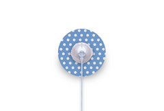 Blue Polka Dot Patch for Freestyle Libre 3 diabetes supplies and insulin pumps