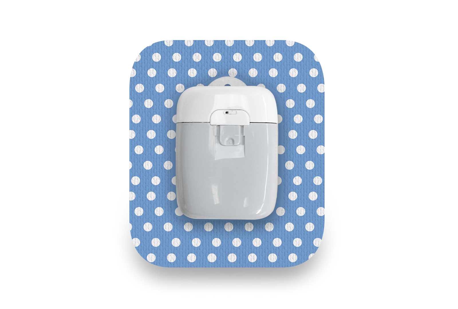 Blue Polka Dot Patch for Freestyle Libre 3 diabetes supplies and insulin pumps