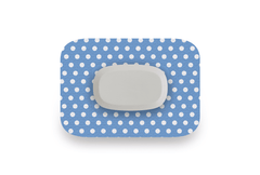 Blue Polka Dot Patch - GlucoRX Aidex for Single diabetes supplies and insulin pumps