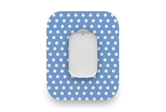 Blue Polka Dot Patch - Medtrum CGM for Single diabetes supplies and insulin pumps