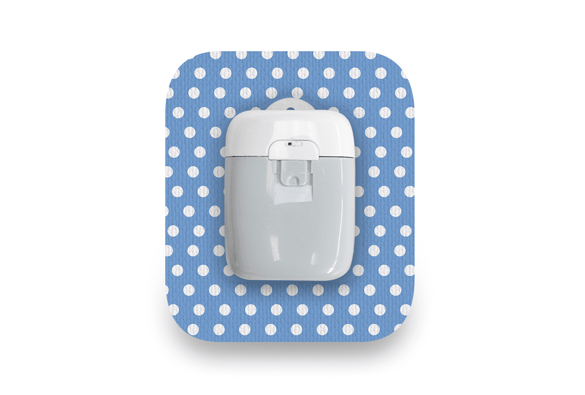 Blue Polka Dot Patch - Medtrum Pump for Single diabetes supplies and insulin pumps