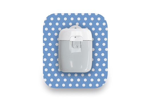 Blue Polka Dot Patch - Medtrum Pump for Single diabetes supplies and insulin pumps