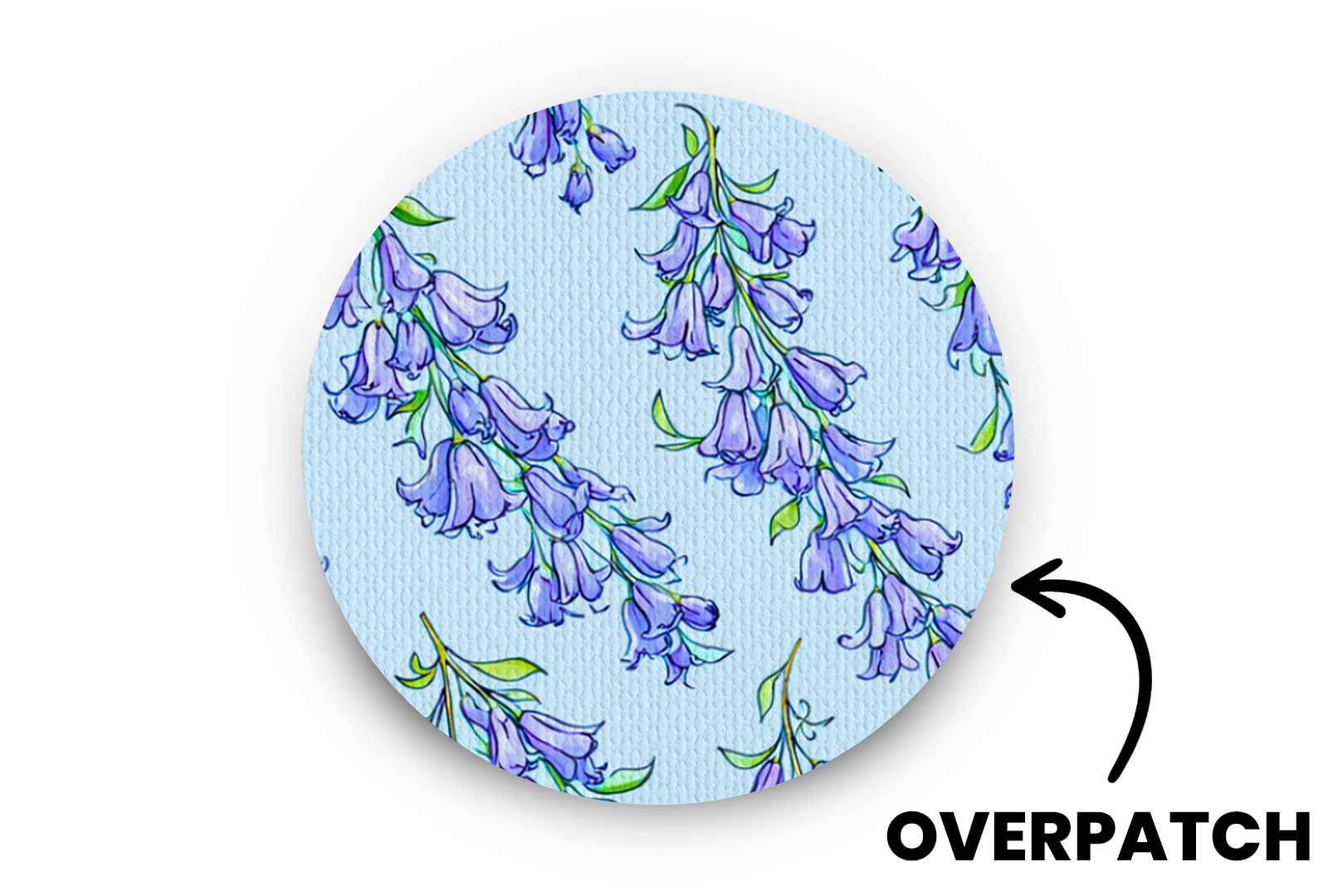 Bluebells Patch - Overpatches for Single diabetes supplies and insulin pumps