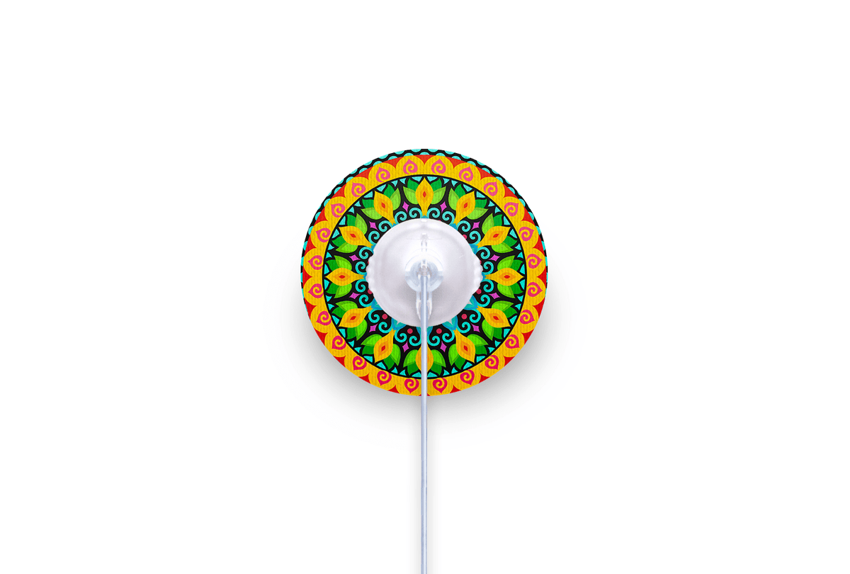 Bright Mandala Patch - mylife Orbit for Single diabetes supplies and insulin pumps