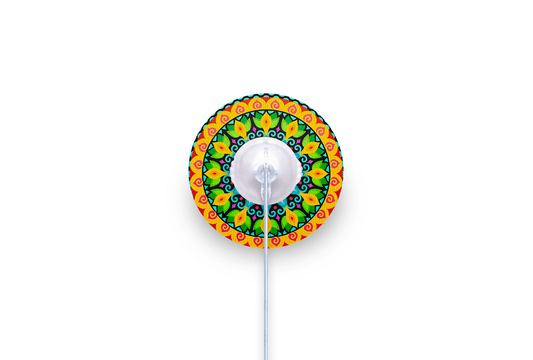 Bright Mandala Patch - mylife Orbit for Single diabetes supplies and insulin pumps