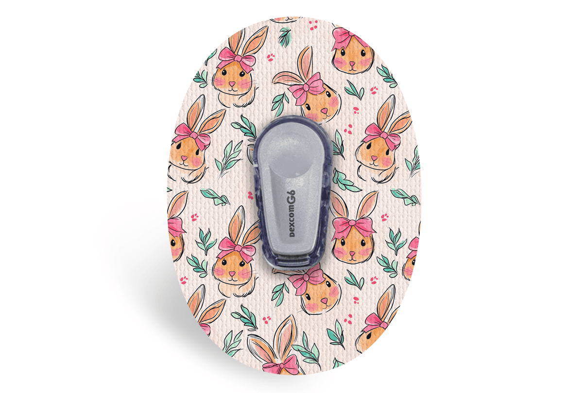 Bunny Patch - Dexcom G6 / One for Single diabetes supplies and insulin pumps