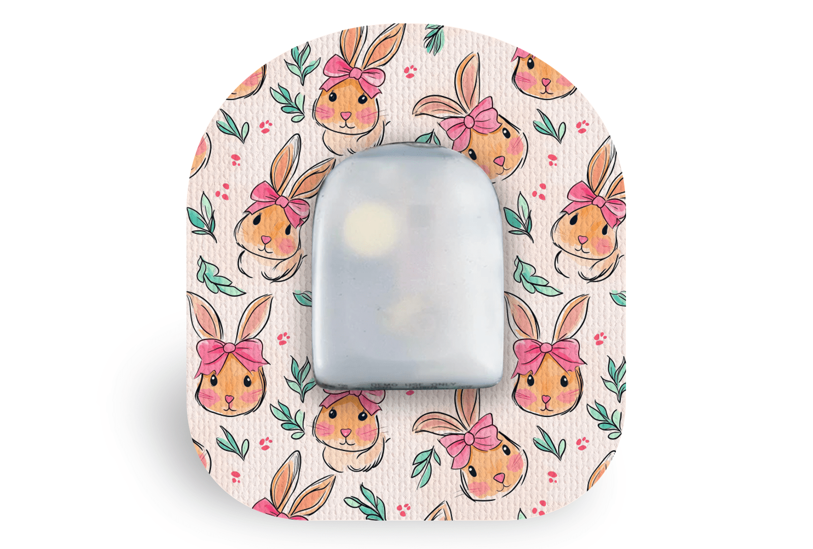 Bunny Patch - For Omnipod® for Single diabetes supplies and insulin pumps