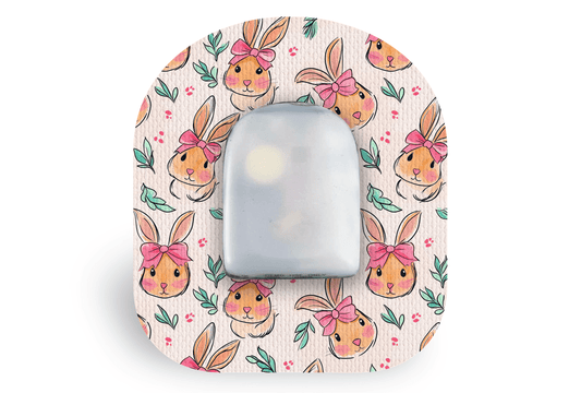 Bunny Patch - For Omnipod® for Single diabetes supplies and insulin pumps