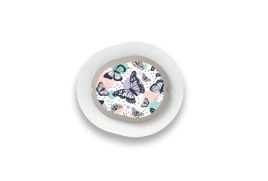 Butterfly Sticker - Dexcom G7 / One+ Sensor for diabetes supplies and insulin pumps
