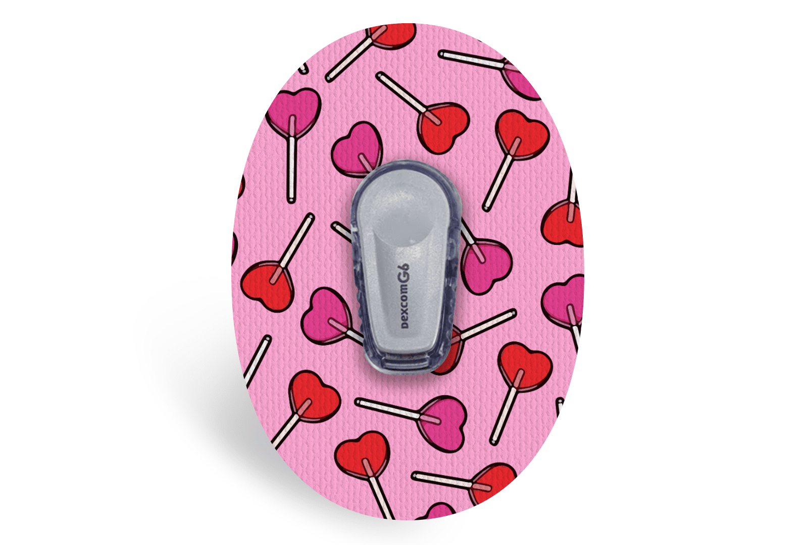 Candy Hearts Patch - Dexcom G6 / One for Single diabetes supplies and insulin pumps