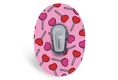 Candy Hearts Patch - Dexcom G6 / One for Single diabetes supplies and insulin pumps
