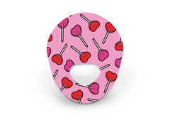 Candy Hearts Patch for Guardian Enlite diabetes supplies and insulin pumps