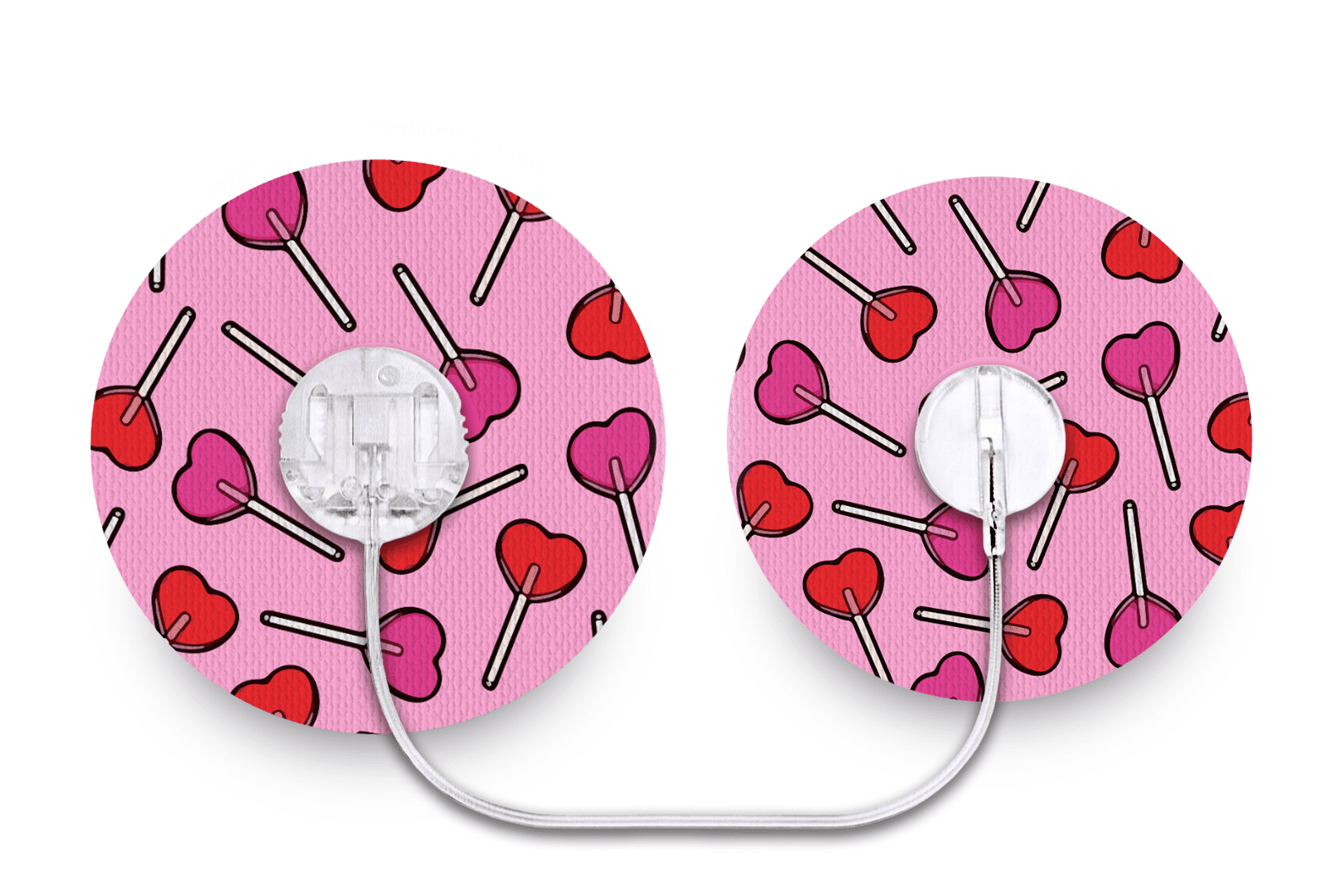 Candy Hearts Patch for Tru - Steel diabetes supplies and insulin pumps