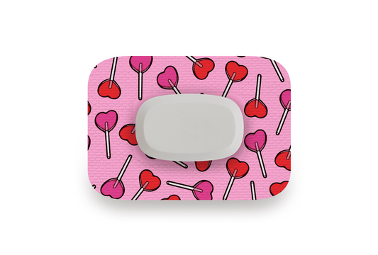 Candy Hearts Patch - GlucoRX Aidex for Single diabetes supplies and insulin pumps