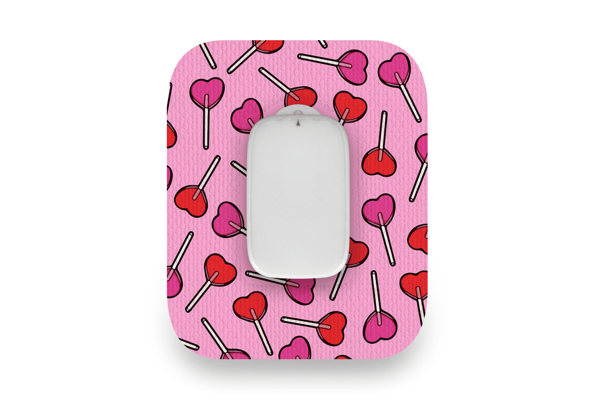 Candy Hearts Patch - Medtrum CGM for Single diabetes supplies and insulin pumps