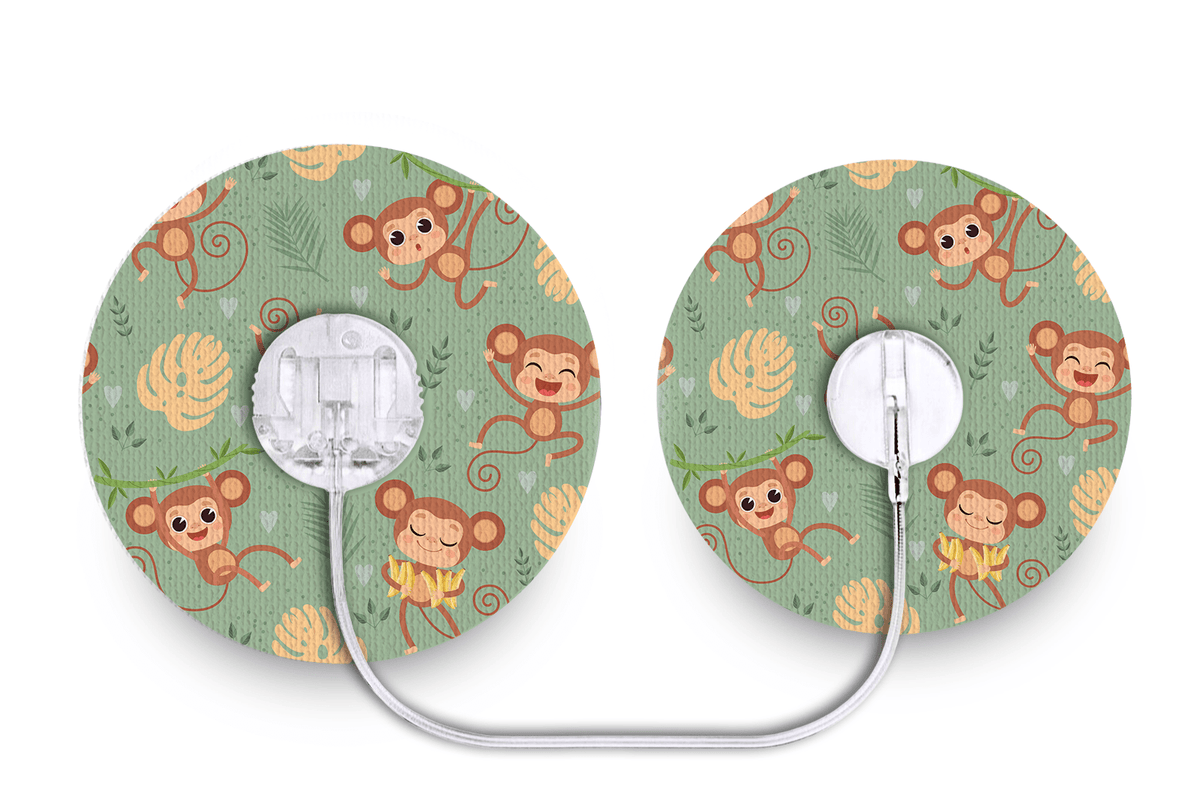 Cheeky Monkey Patch - Minimed Sure - T for Single diabetes supplies and insulin pumps