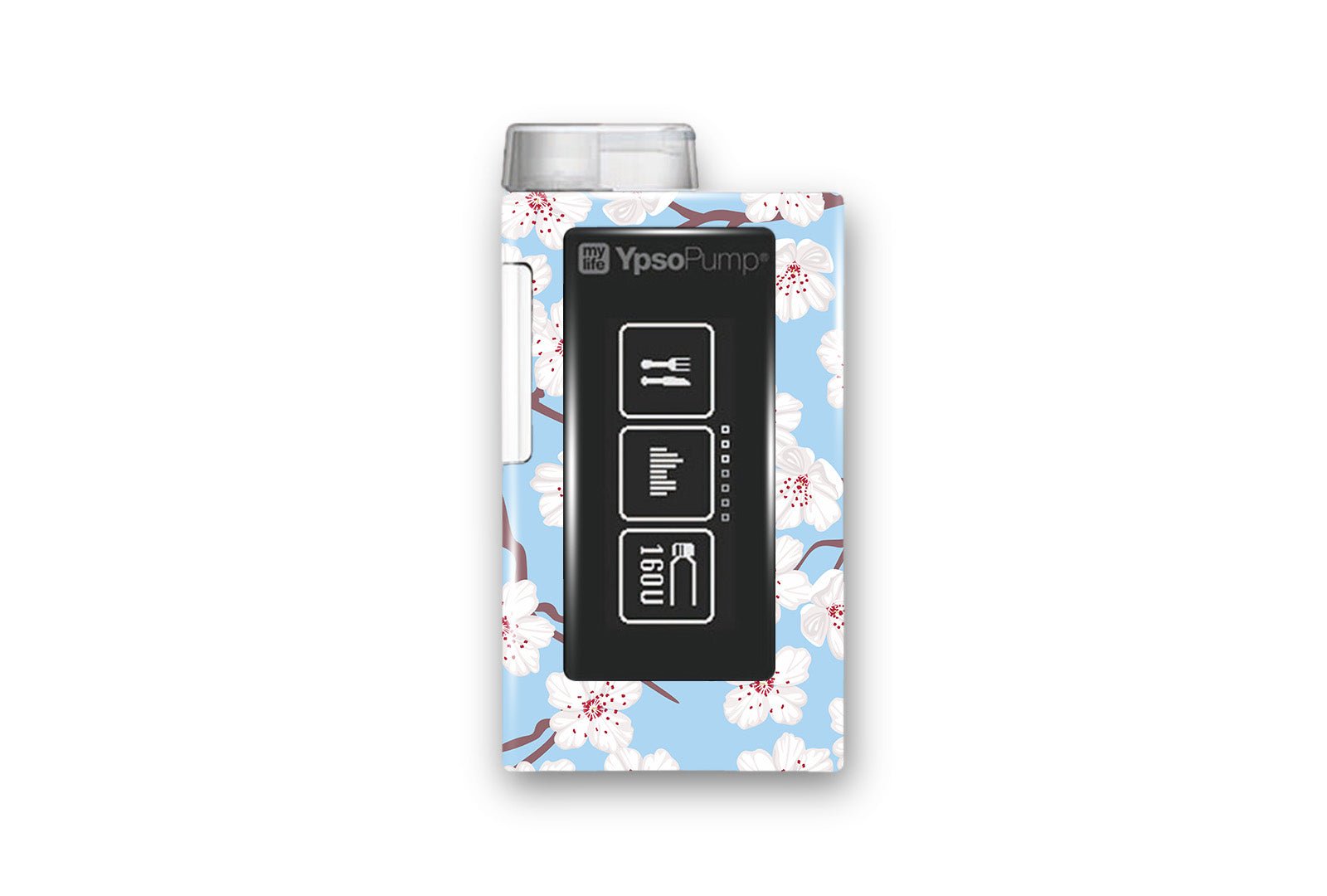 Cherry Blossom Sticker for Contour Next One diabetes supplies and insulin pumps