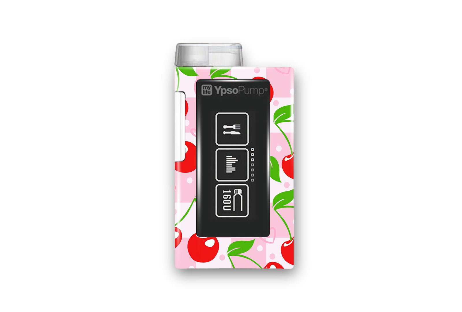 Cherry Sticker for Novopen 4, 5, 6, or Echo diabetes supplies and insulin pumps