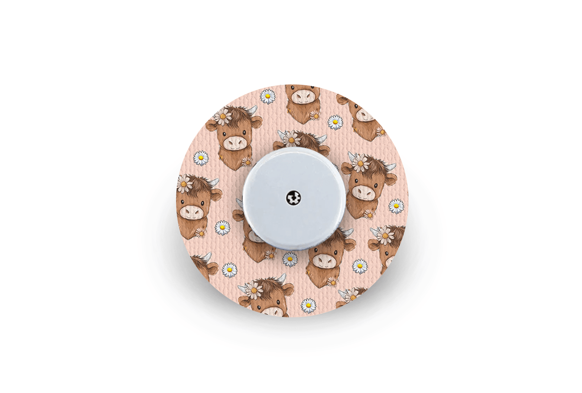 Chloe the Cow Patch for Freestyle Libre 2 diabetes supplies and insulin pumps