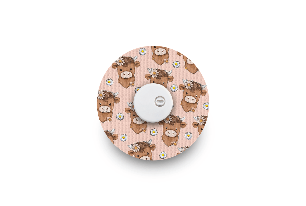 Chloe the Cow Patch - Libre 3 for Single diabetes supplies and insulin pumps
