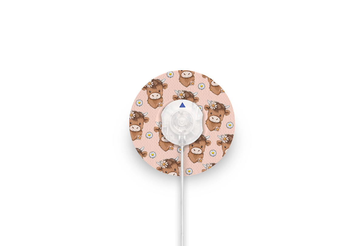 Chloe the Cow Patch - Minimed QuickSet for Single diabetes supplies and insulin pumps