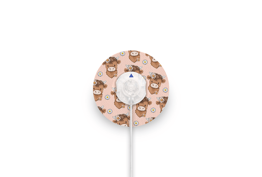 Chloe the Cow Patch - Minimed QuickSet for Single diabetes supplies and insulin pumps