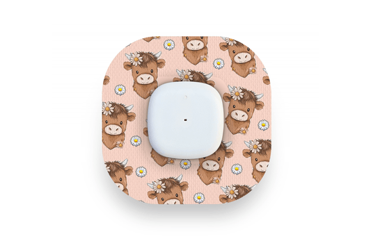 Chloe the Cow Patch - Simplera for Single diabetes supplies and insulin pumps