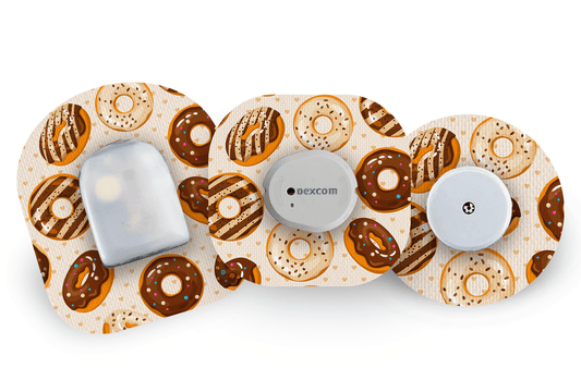 Chocolate Donuts Patch for Freestyle Libre 2 diabetes supplies and insulin pumps