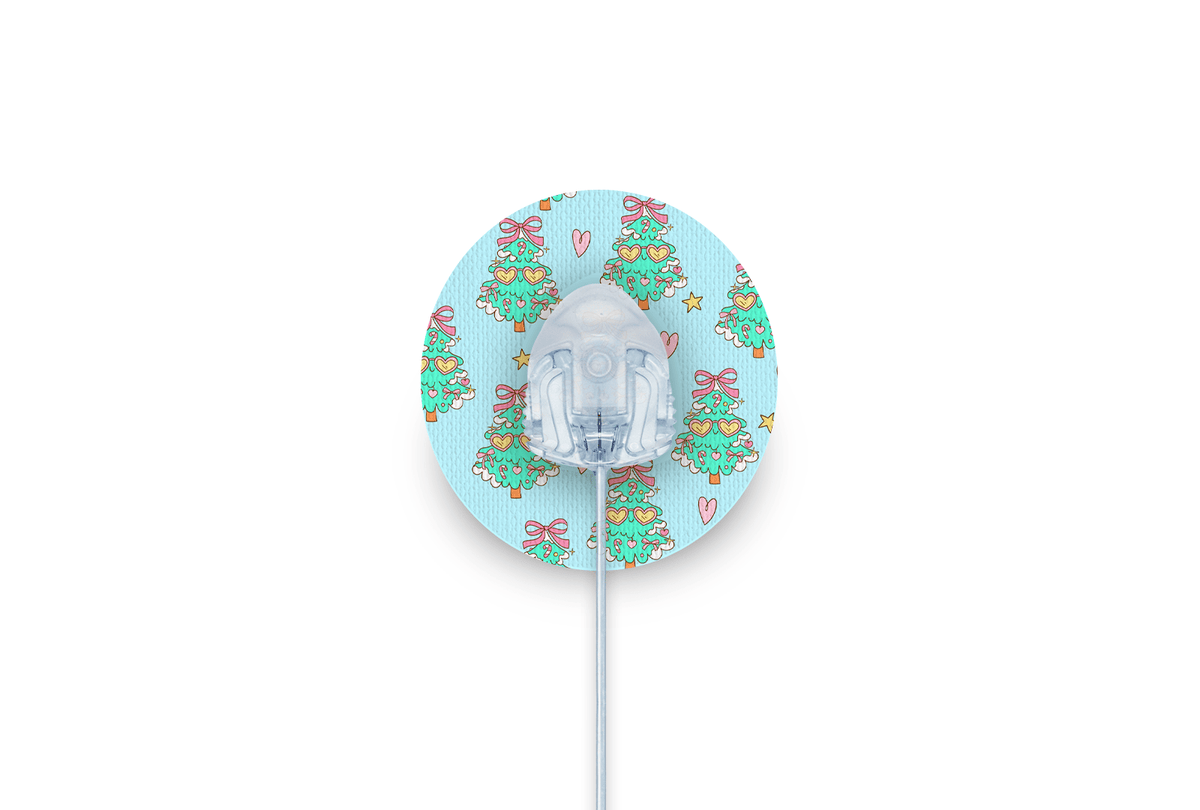 Christmas Tree Patch - Autosoft 90 for Single diabetes supplies and insulin pumps