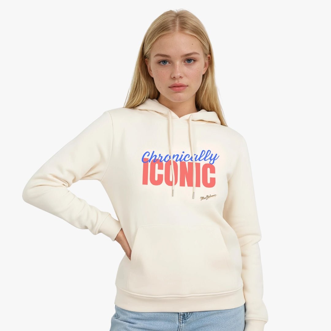 Chronically Iconic Hoodie for Beige diabetes supplies and insulin pumps