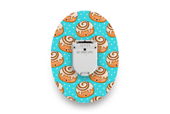 Cinnamon Bun Patch for Glucomen Day diabetes supplies and insulin pumps