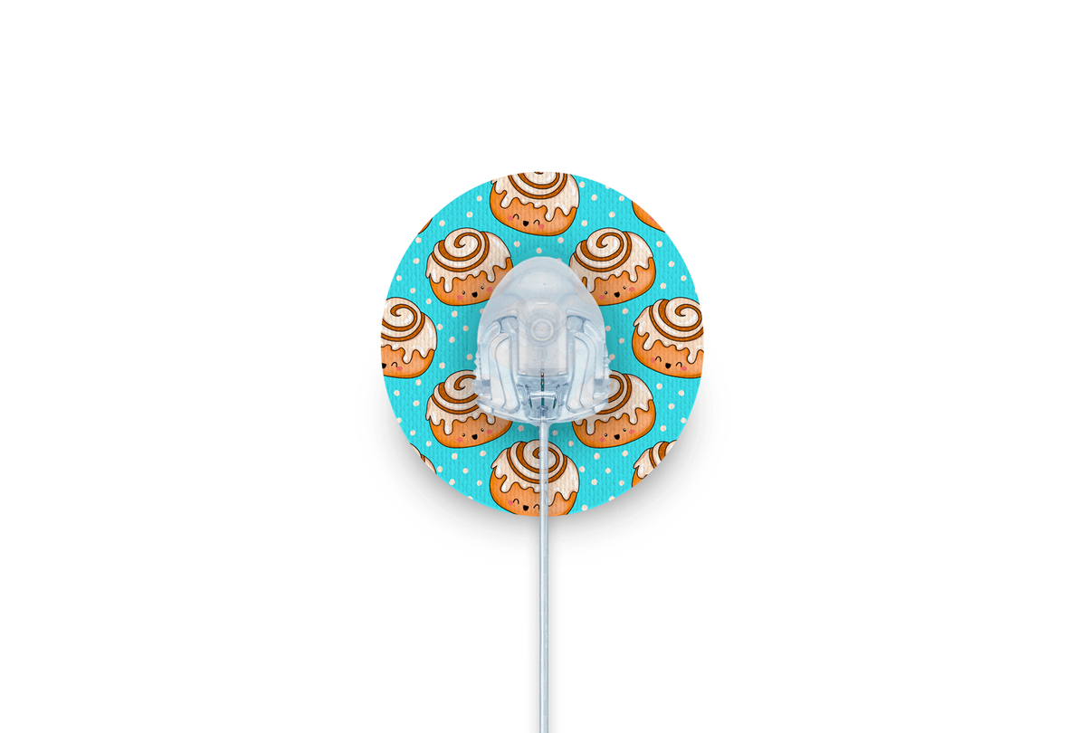Cinnamon Bun Patch for Autosoft 90 diabetes supplies and insulin pumps