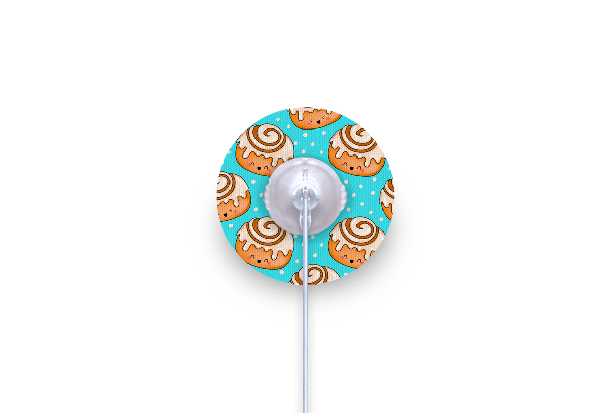 Cinnamon Bun Patch for mylife Orbit diabetes supplies and insulin pumps
