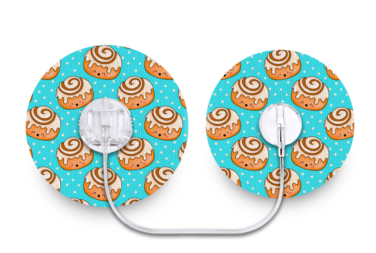 Cinnamon Bun Patch - Tru - Steel for Single diabetes supplies and insulin pumps