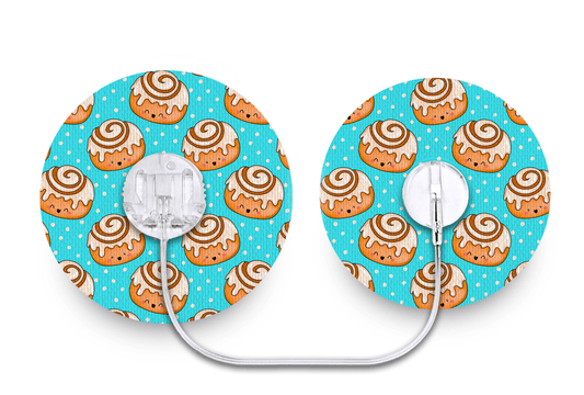 Cinnamon Bun Patch - Tru - Steel for Single diabetes supplies and insulin pumps