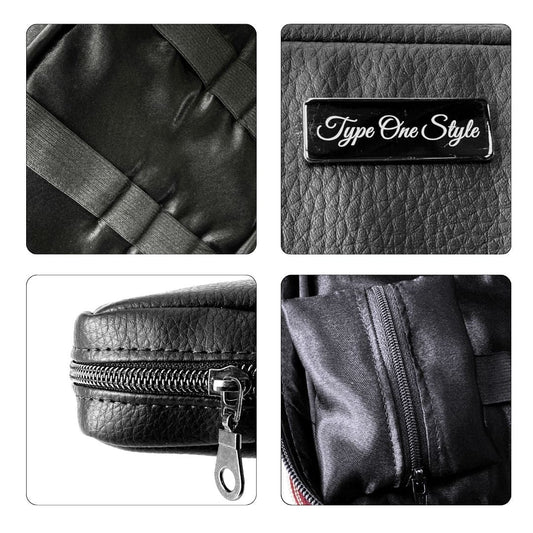 Classic Black Luxury T1D Essentials Bag for diabetes supplies and insulin pumps