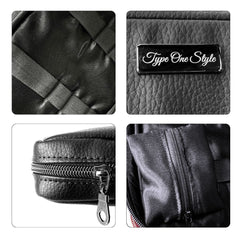 Classic Black Luxury T1D Essentials Bag for diabetes supplies and insulin pumps