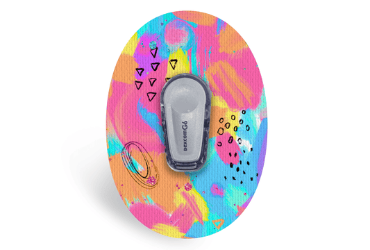 Colour Pop Patch - Dexcom G6 / One for Single diabetes supplies and insulin pumps