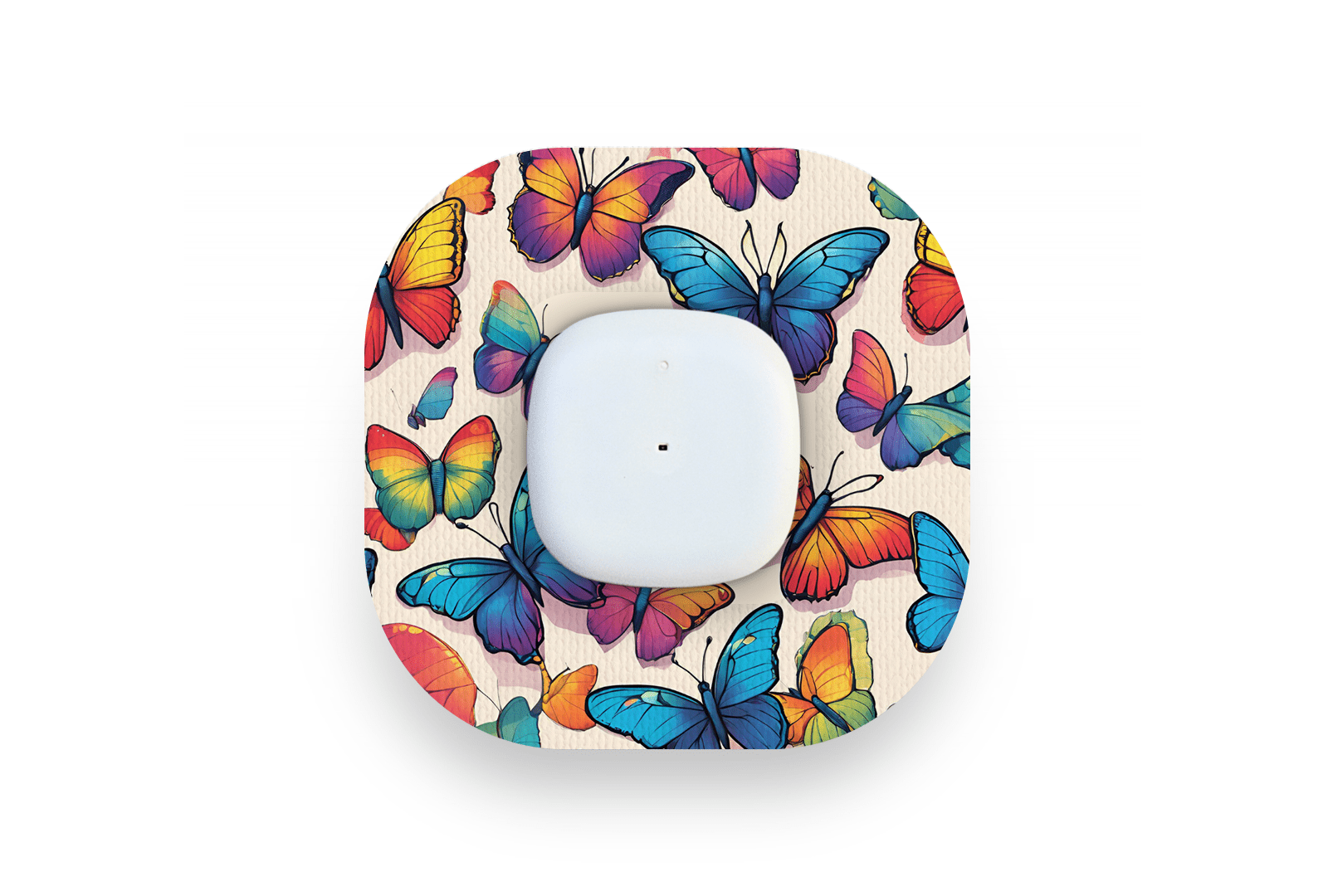 Colourful Butterflies Patch - Simplera for Single diabetes supplies and insulin pumps