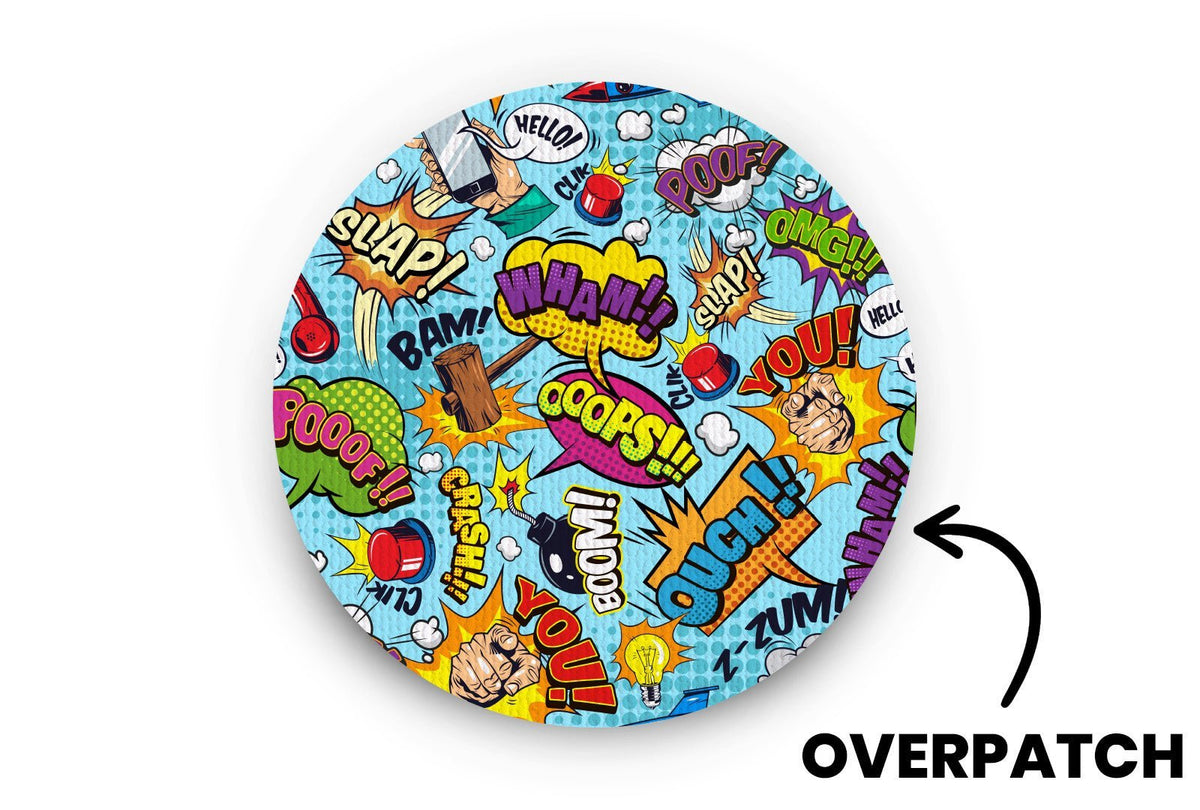 Comic Patch - Overpatches for Single diabetes supplies and insulin pumps