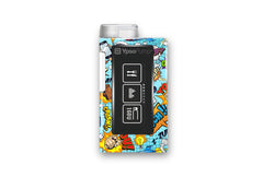 Comic Sticker for Freestyle Libre 1, 2, or 2+ diabetes supplies and insulin pumps