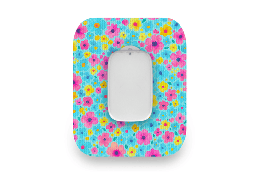 Confetti Flowers Patch - Medtrum CGM for Single diabetes supplies and insulin pumps