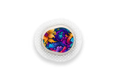 Coral Reef Sticker for Novopen 4, 5, 6, or Echo diabetes supplies and insulin pumps