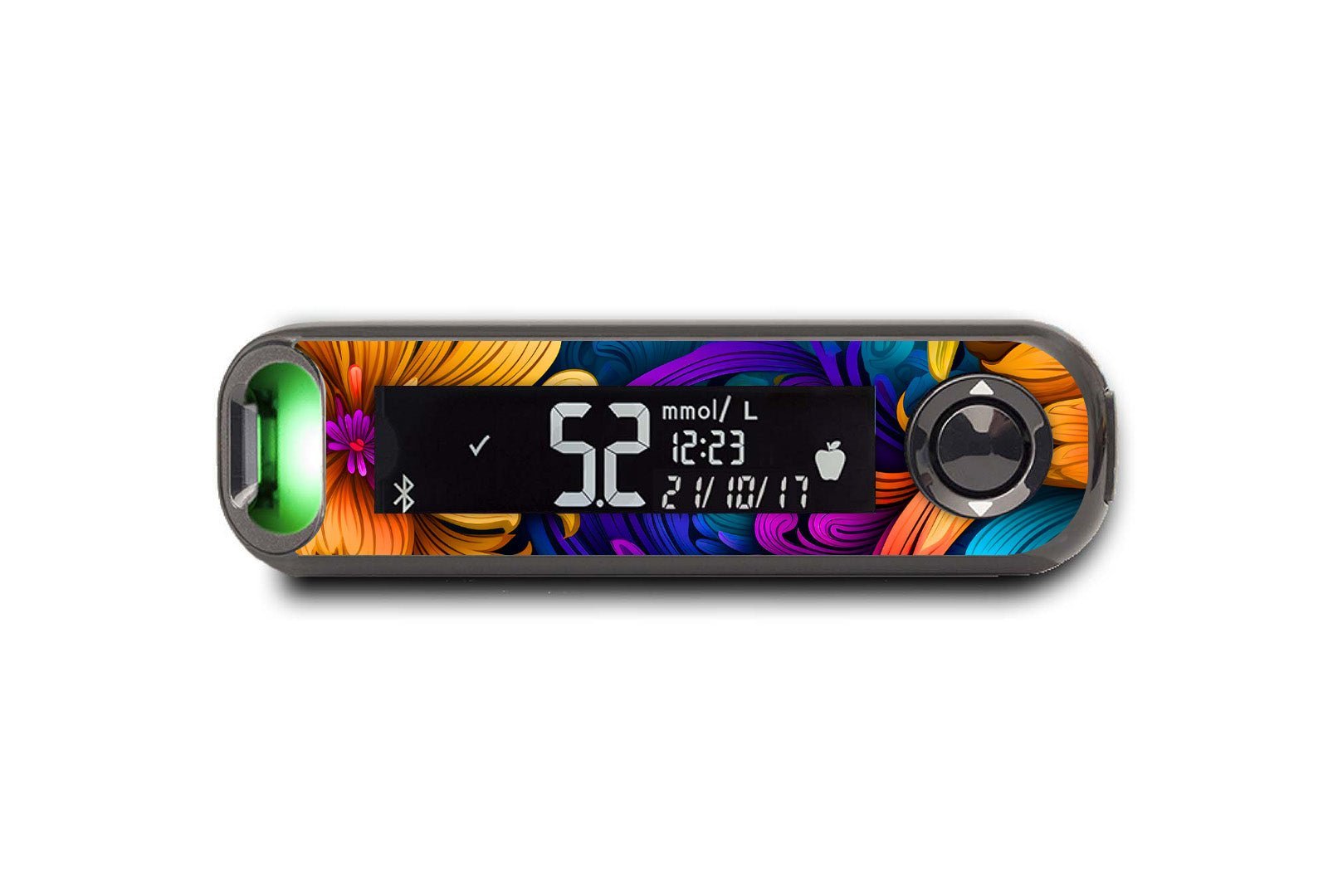 Coral Reef Sticker for Novopen 4, 5, 6, or Echo diabetes supplies and insulin pumps
