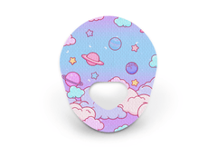 Cosmic Clouds Patch - Guardian Enlite for Single diabetes supplies and insulin pumps