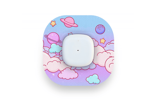 Cosmic Clouds Patch - Simplera for Single diabetes supplies and insulin pumps