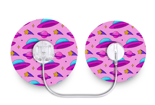 Cosmic Cuteness Patch - Tru - Steel for Single diabetes supplies and insulin pumps