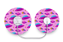 Cosmic Cuteness Patch - Tru - Steel for Single diabetes supplies and insulin pumps