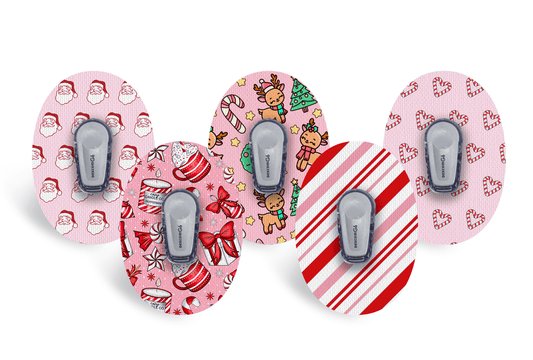 Cute Christmas Patch Pack for Dexcom G6 / One diabetes supplies and insulin pumps
